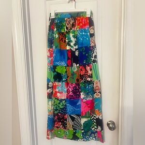 Colorful Patchwork Maxi Skirt